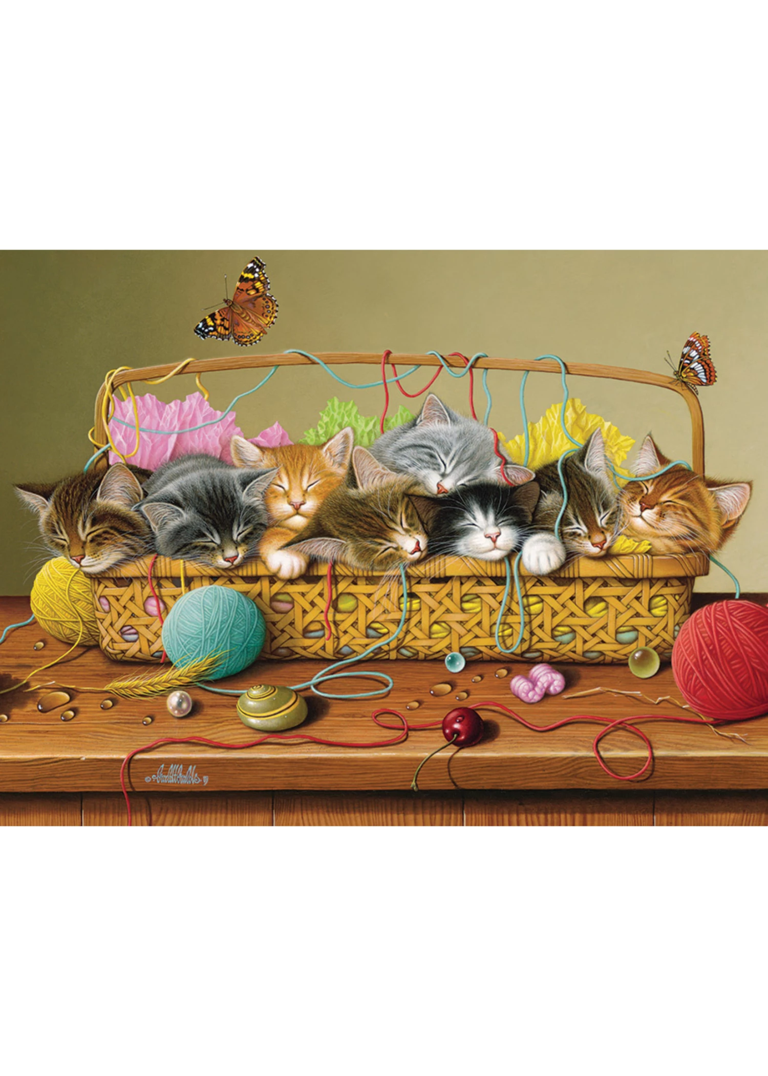 Cobble Hill Basket Case - 350 Piece Puzzle 4 Cobble Hill Basket Case - 350 Piece Puzzle - Image 2