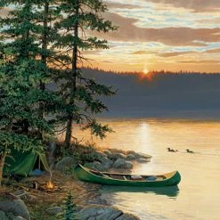 Cobble Hill Canoe Lake - 500 Piece Puzzle -Puzzles Online Store cobble hill canoe lake 500 piece puzzle 1