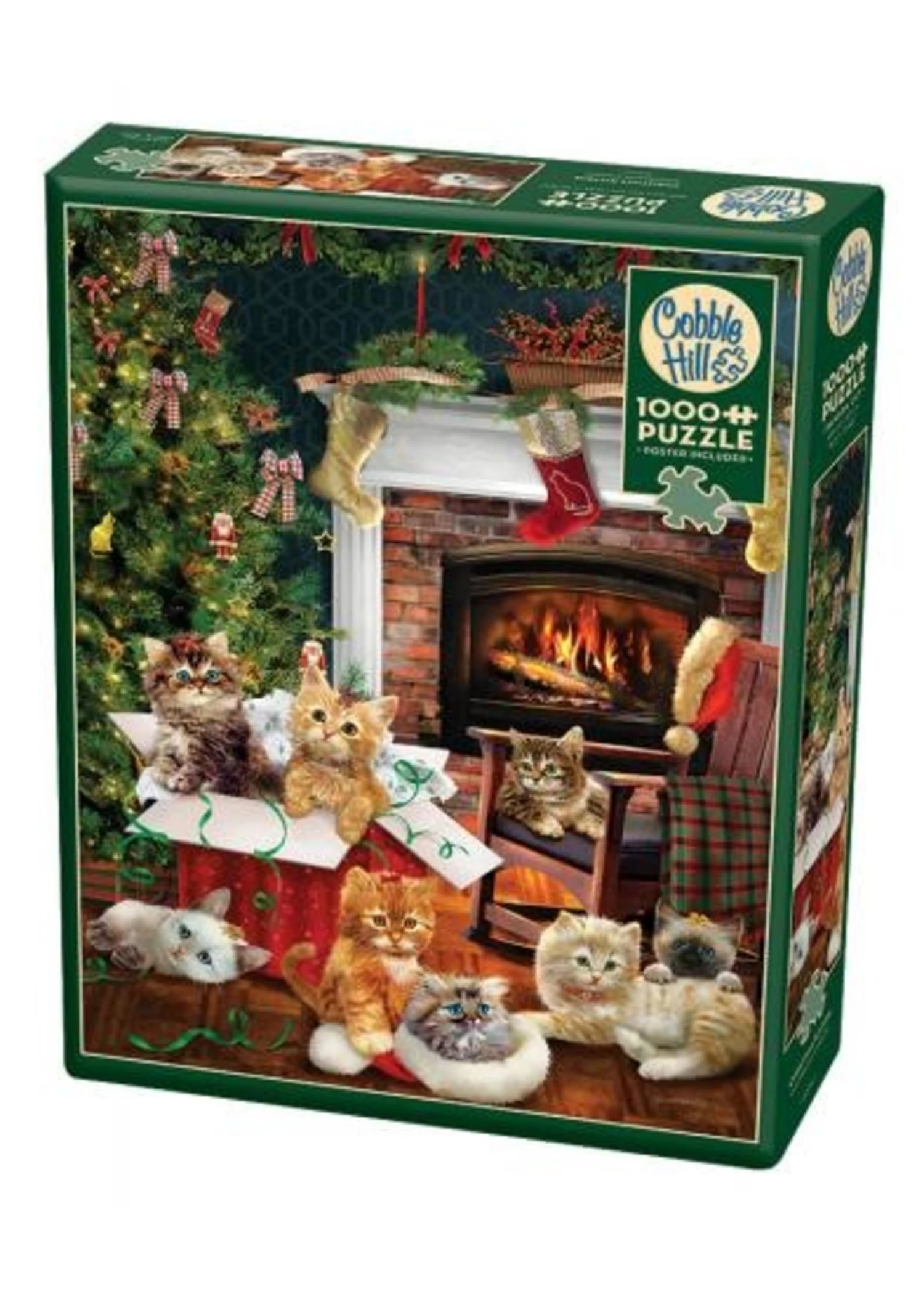 Cobble Hill Christmas Kittens - 1000 Piece Puzzle 3 Cobble Hill Christmas Kittens - 1000 Piece Puzzle