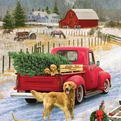 Puzzles Online Store -Puzzles Online Store cobble hill christmas on the farm 1000 piece puzzl 1