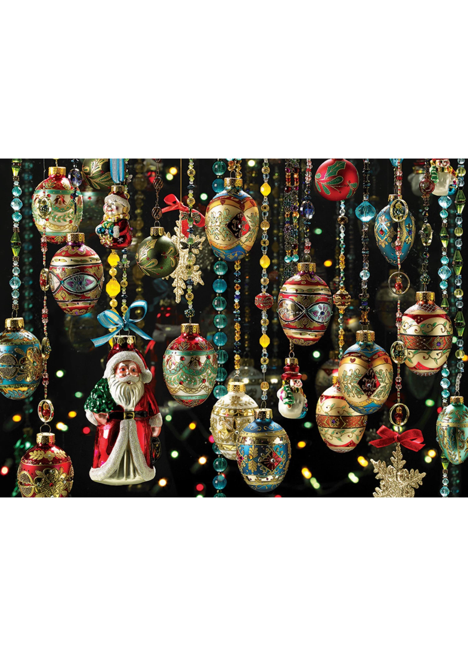 Cobble Hill Christmas Ornaments - 1000 Piece Puzzle 4 Cobble Hill Christmas Ornaments - 1000 Piece Puzzle - Image 2