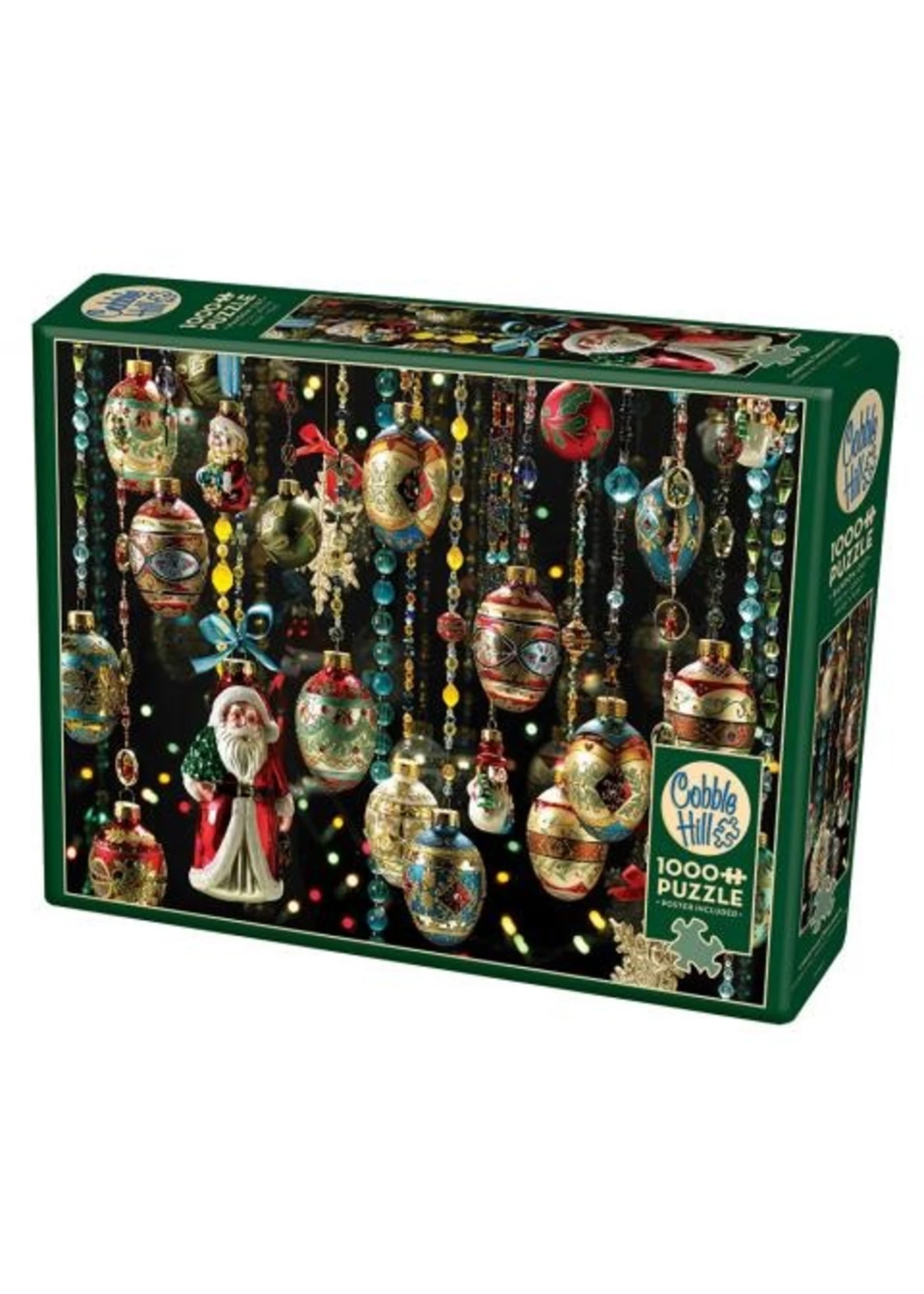 Cobble Hill Christmas Ornaments - 1000 Piece Puzzle 3 Cobble Hill Christmas Ornaments - 1000 Piece Puzzle