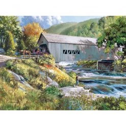 Cobble Hill Covered Bridge - 275 Piece Puzzle -Puzzles Online Store cobble hill covered bridge 275 piece puzzle 1