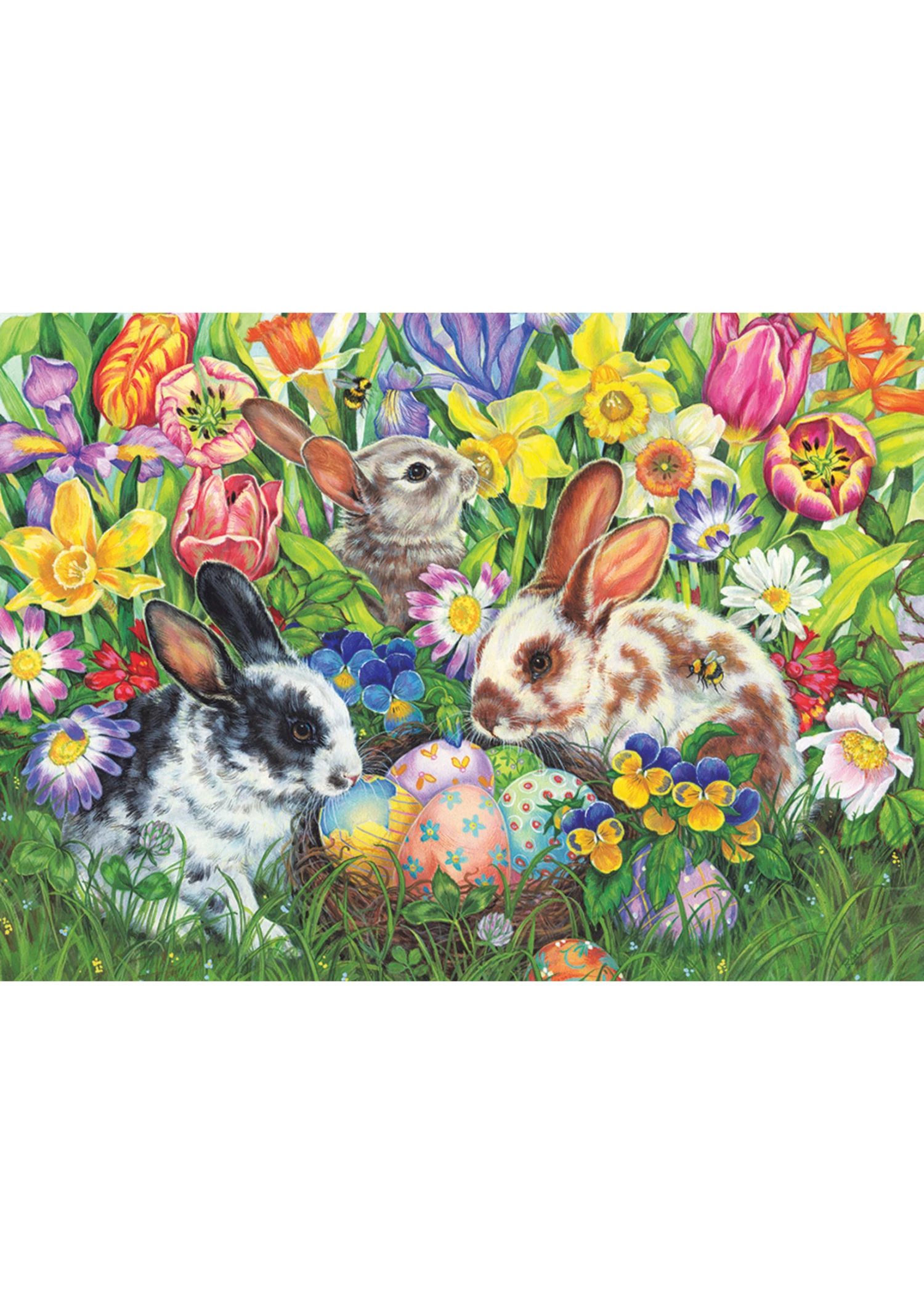 Cobble Hill Easter Bunnies - 500 Piece Puzzle 4 Cobble Hill Easter Bunnies - 500 Piece Puzzle - Image 2