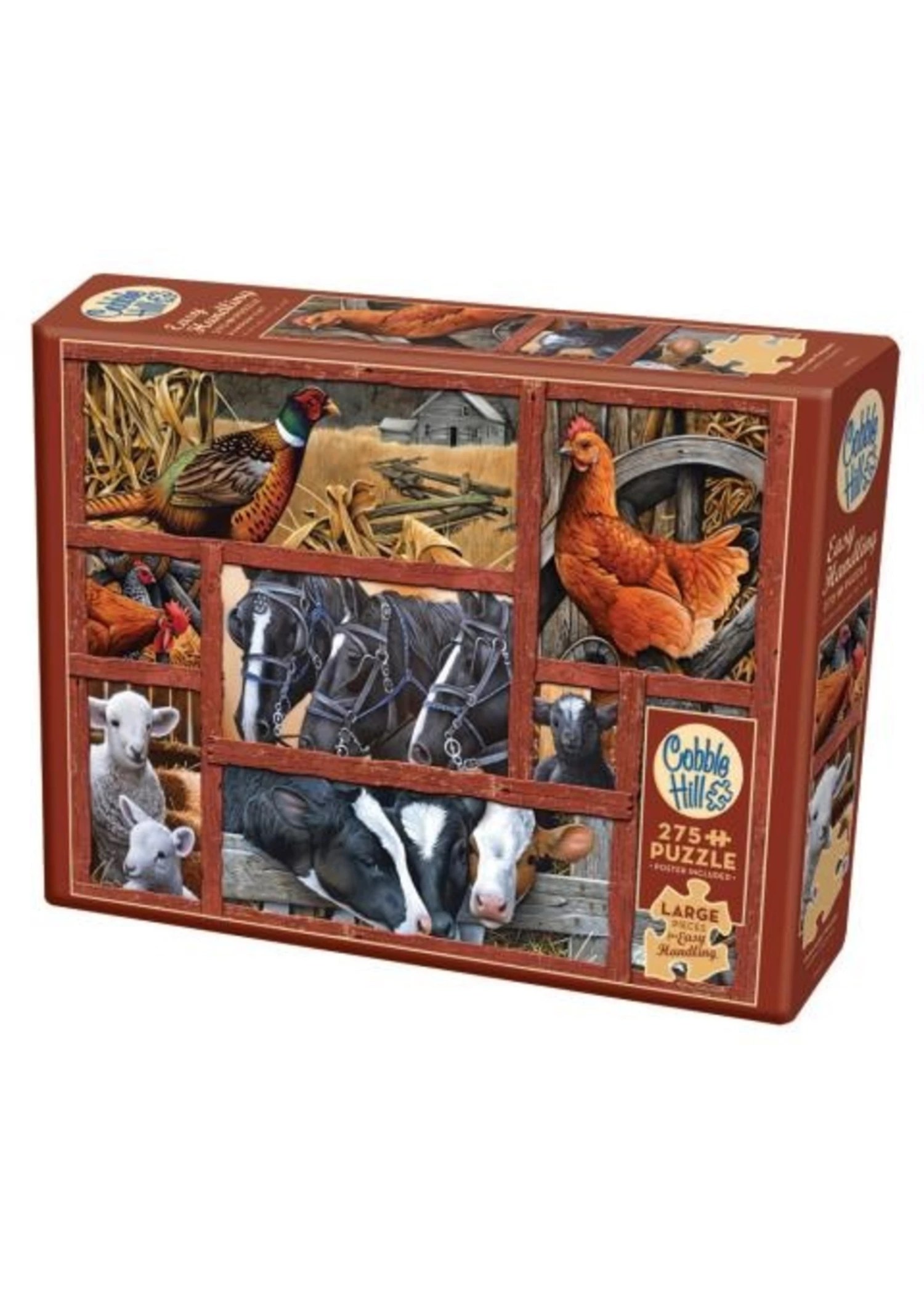 Cobble Hill Farmyard Friends - 275 Piece Puzzle 3 Cobble Hill Farmyard Friends - 275 Piece Puzzle