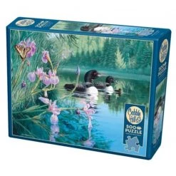 Cobble Hill Iris Cove Loons - 500 Piece Puzzle