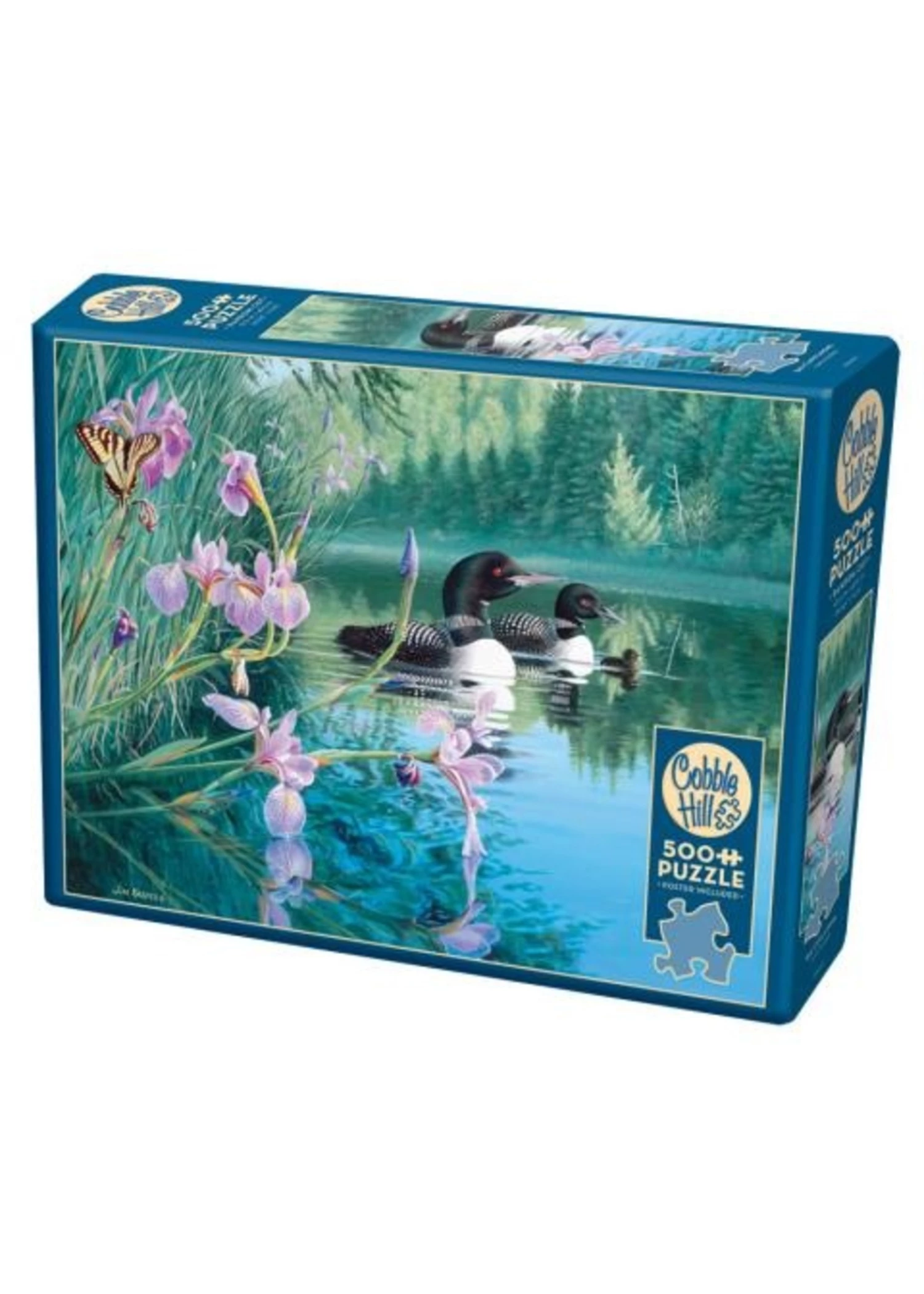 Cobble Hill Iris Cove Loons - 500 Piece Puzzle 3 Cobble Hill Iris Cove Loons - 500 Piece Puzzle