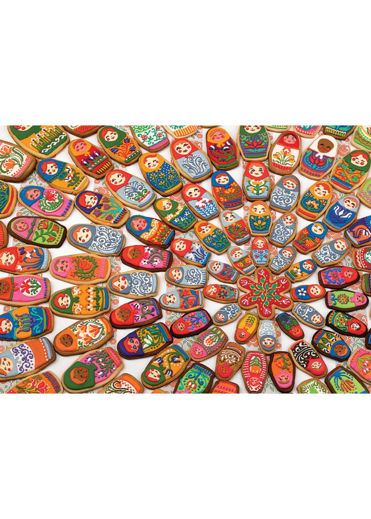 Cobble Hill Matryoshka Cookies - 1000 Piece Puzzle 4 Cobble Hill Matryoshka Cookies - 1000 Piece Puzzle - Image 2