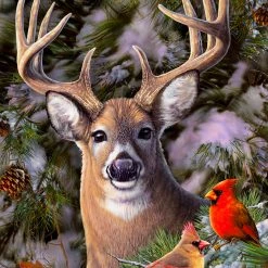 Puzzles Online Store -Puzzles Online Store cobble hill one deer two cardinals 500 piece puzzl 1