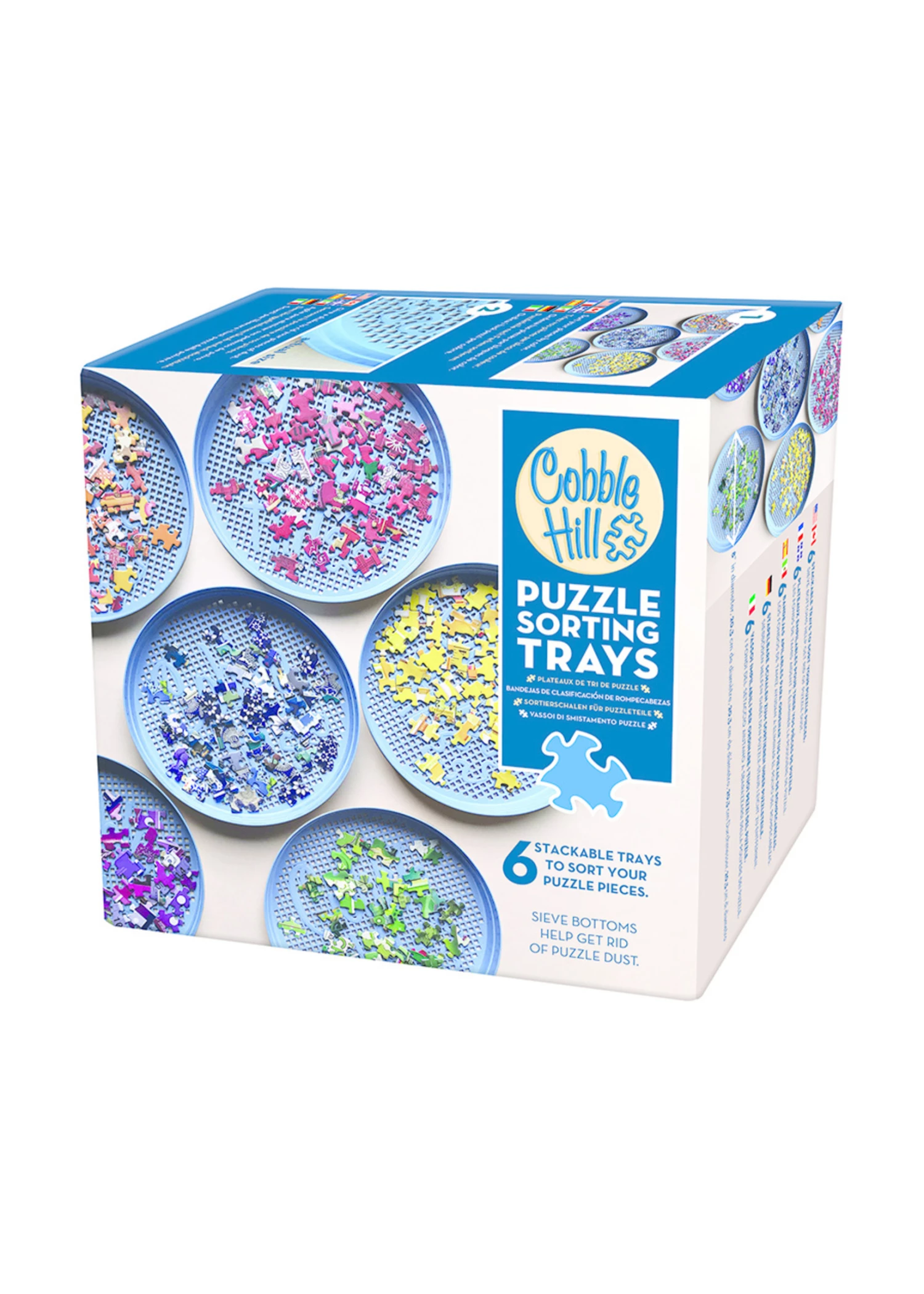 Cobble Hill Puzzle Sorting Trays 3 Cobble Hill Puzzle Sorting Trays