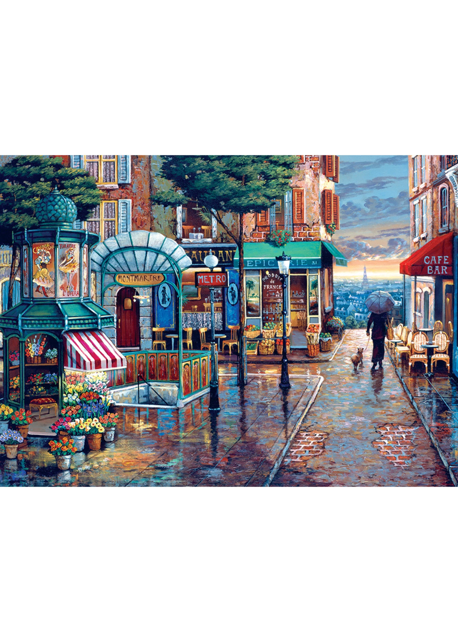 Cobble Hill Rainy Day Stroll - 1000 Piece Puzzle 3 Cobble Hill Rainy Day Stroll - 1000 Piece Puzzle
