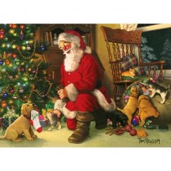 Cobble Hill Santa's Lucky Stocking - 350 Piece Puzzle 5 Cobble Hill Santa's Lucky Stocking - 350 Piece Puzzle -Puzzles Online Store cobble hill santas lucky stocking 350 piece puzzle 1