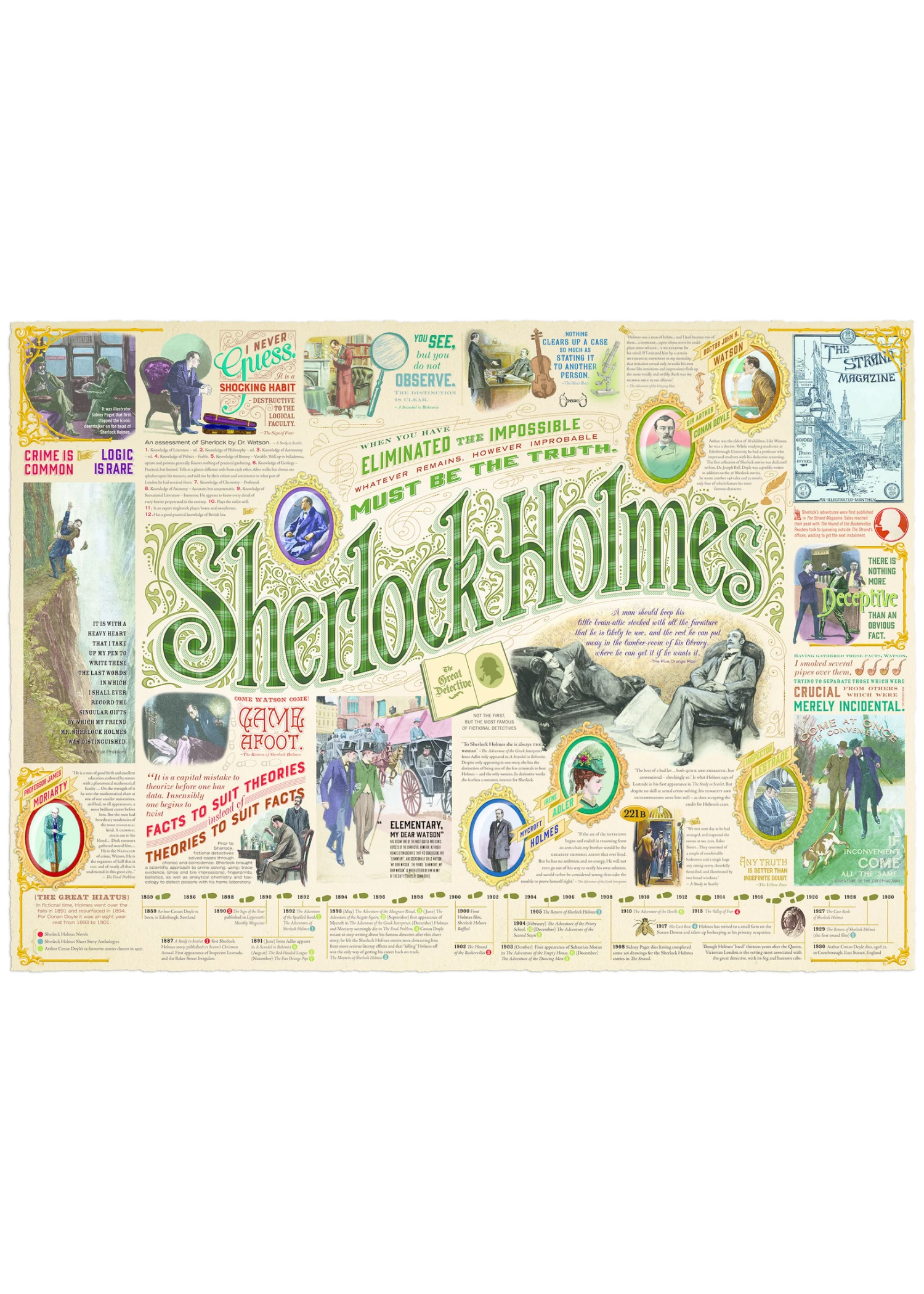 Cobble Hill Sherlock - 1000 Piece Puzzle 4 Cobble Hill Sherlock - 1000 Piece Puzzle - Image 2
