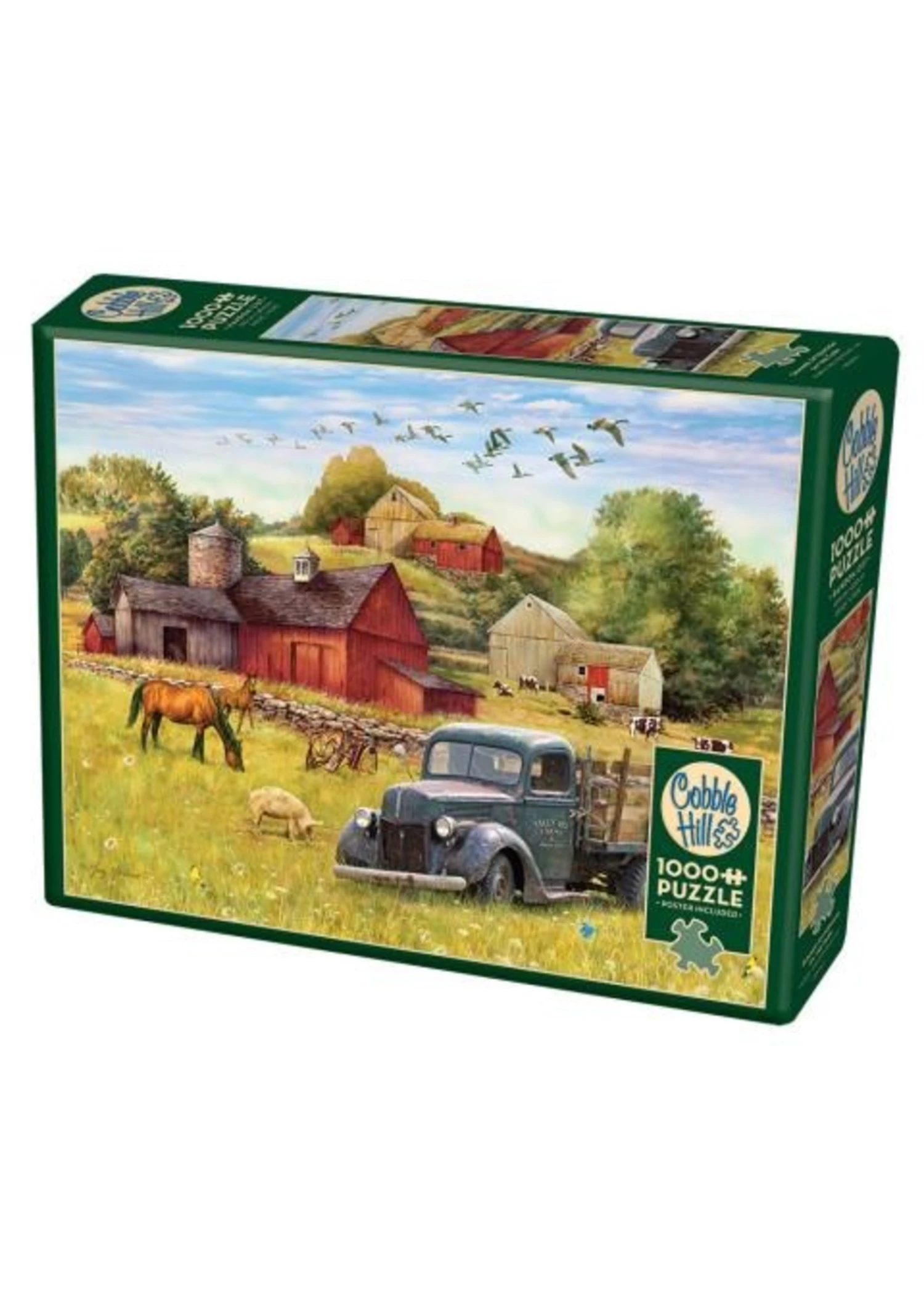 Cobble Hill Summer Afternoon on the Farm - 1000 Piece Puzzle 3 Cobble Hill Summer Afternoon on the Farm - 1000 Piece Puzzle