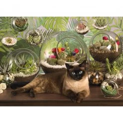 Cobble Hill Terrarium Cat - 1000 Piece Puzzle