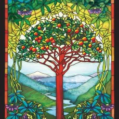 Cobble Hill Tree of Life Stained Glass - 275 Piece Puzzle