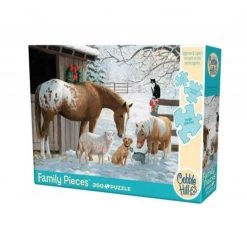 Puzzles Online Store 7 Cobble Hill Winter Barnyard - 350 Piece Puzzle