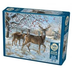 Puzzles Online Store 17 Cobble Hill Winter Deer - 500 Piece Puzzle