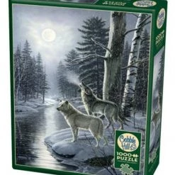 Cobble Hill Wolves By Moonlight - 1000 Piece Puzzle