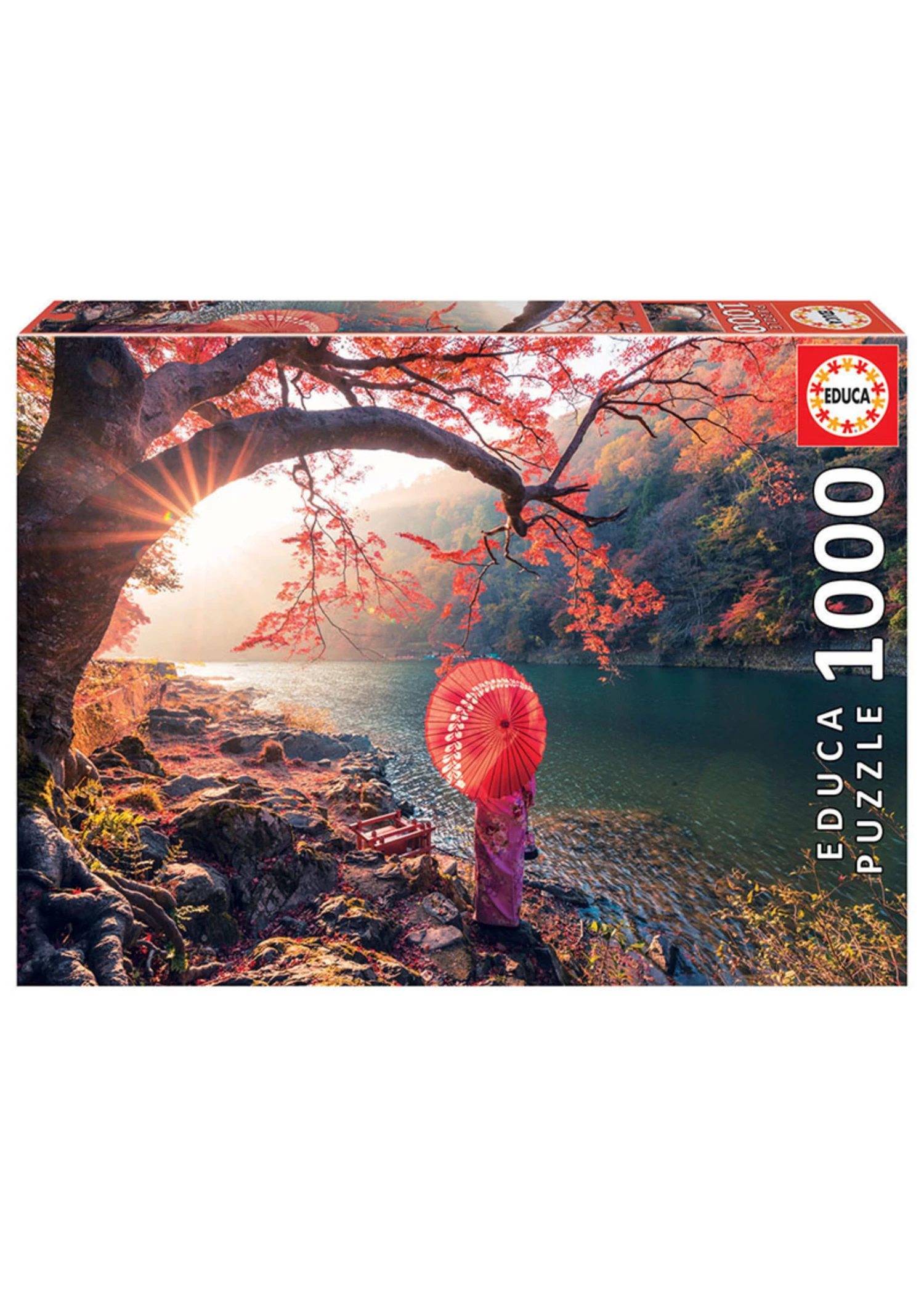 Educa Sunrise In Katsura River, Japan - 1000 Piece Puzzle 3 Educa Sunrise In Katsura River, Japan - 1000 Piece Puzzle