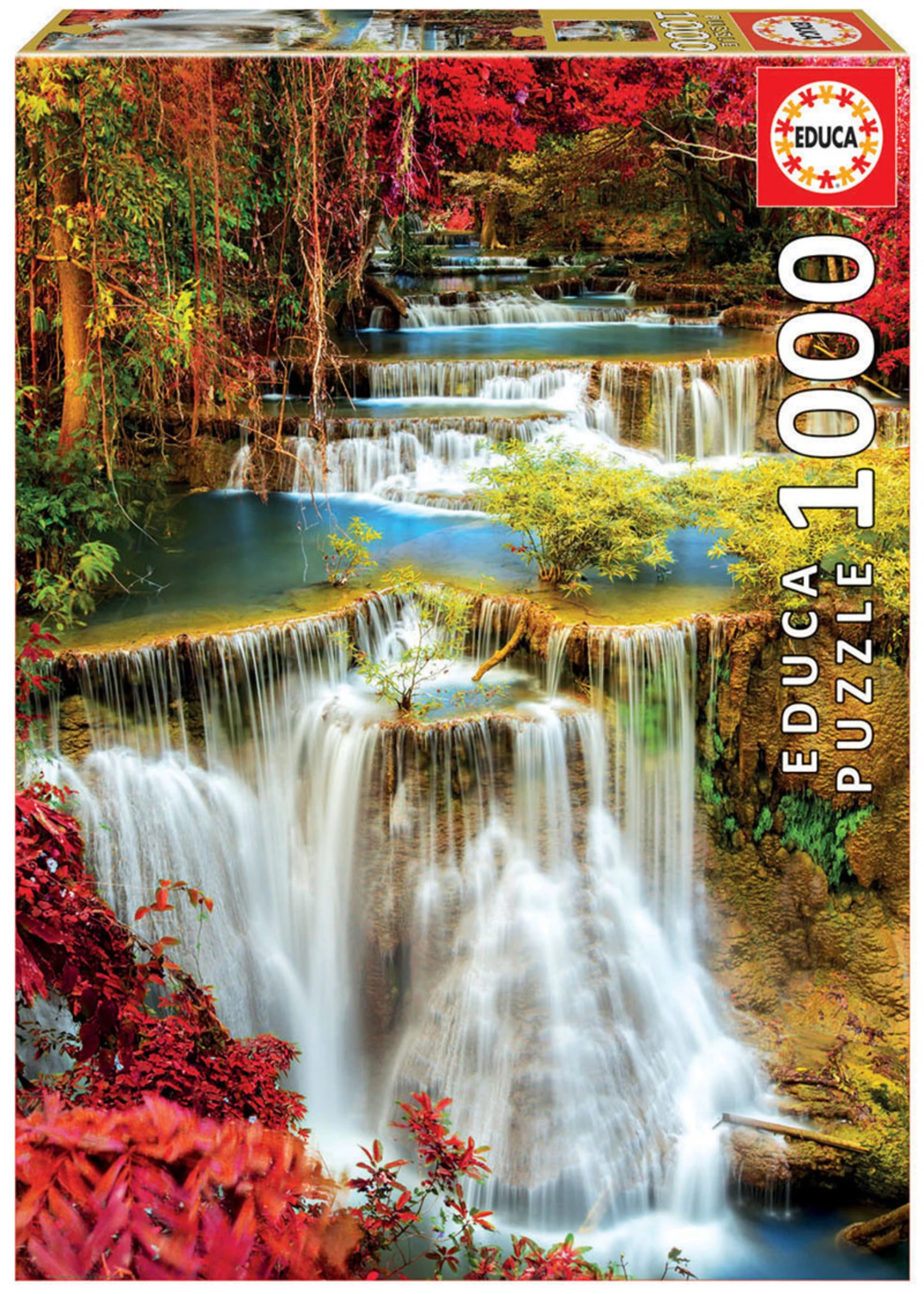 Educa Waterfall In Deep Forest - 1000 Piece Puzzle 3 Educa Waterfall In Deep Forest - 1000 Piece Puzzle