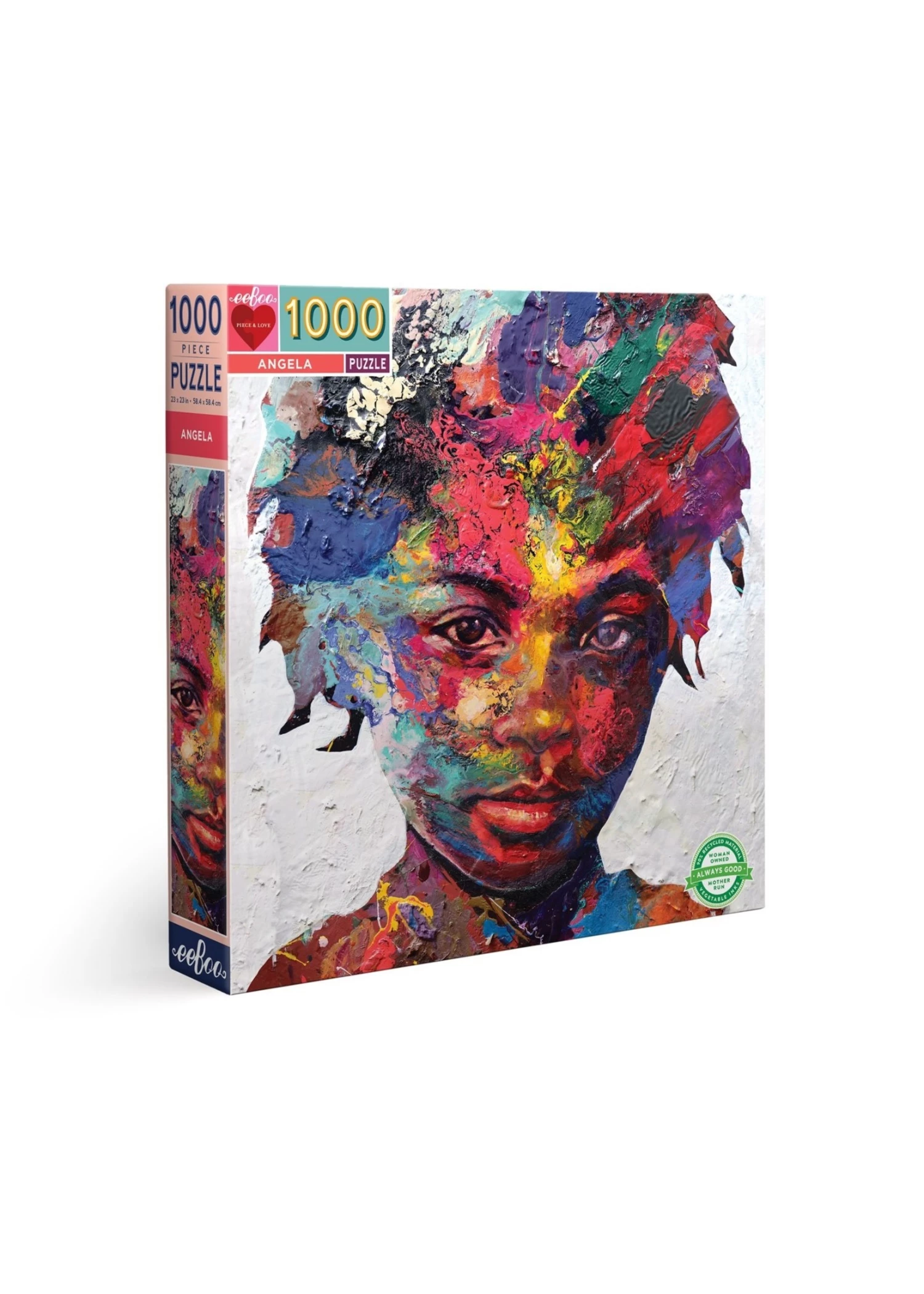Eeboo Angela - 1000 Piece Puzzle 3 Eeboo Angela - 1000 Piece Puzzle