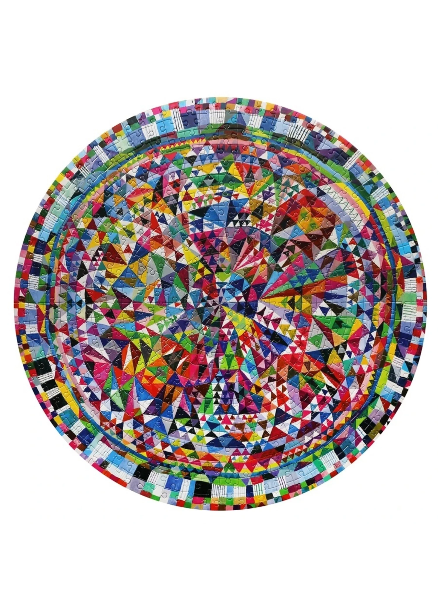 Eeboo Triangle Pattern - 500 Piece Puzzle 4 Eeboo Triangle Pattern - 500 Piece Puzzle - Image 2