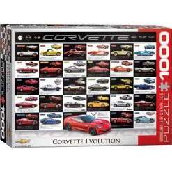 Eurographics Corvette Evolution - 1000 Piece Puzzle