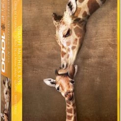 Eurographics Giraffe Mother's Kiss - 1000 Piece Puzzle