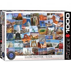 Eurographics Globetrotter - USA - 1000 Piece Puzzle