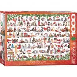 Eurographics Holiday Cats - 1000 Piece Puzzle