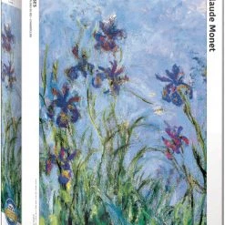Eurographics Irises (Detail) by Claude Monet - 1000 Piece Puzzle