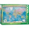 Eurographics Map of the World - 1000 Piece Puzzle