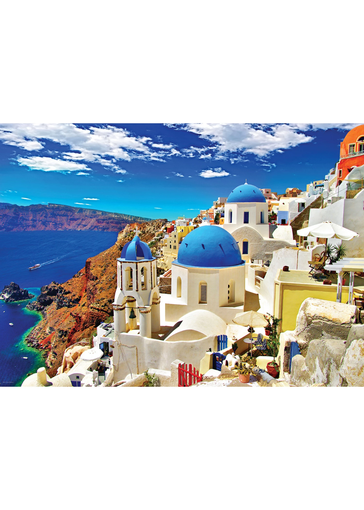 Eurographics Oia Santorini Greece - 1000 Piece Puzzle 4 Eurographics Oia Santorini Greece - 1000 Piece Puzzle - Image 2