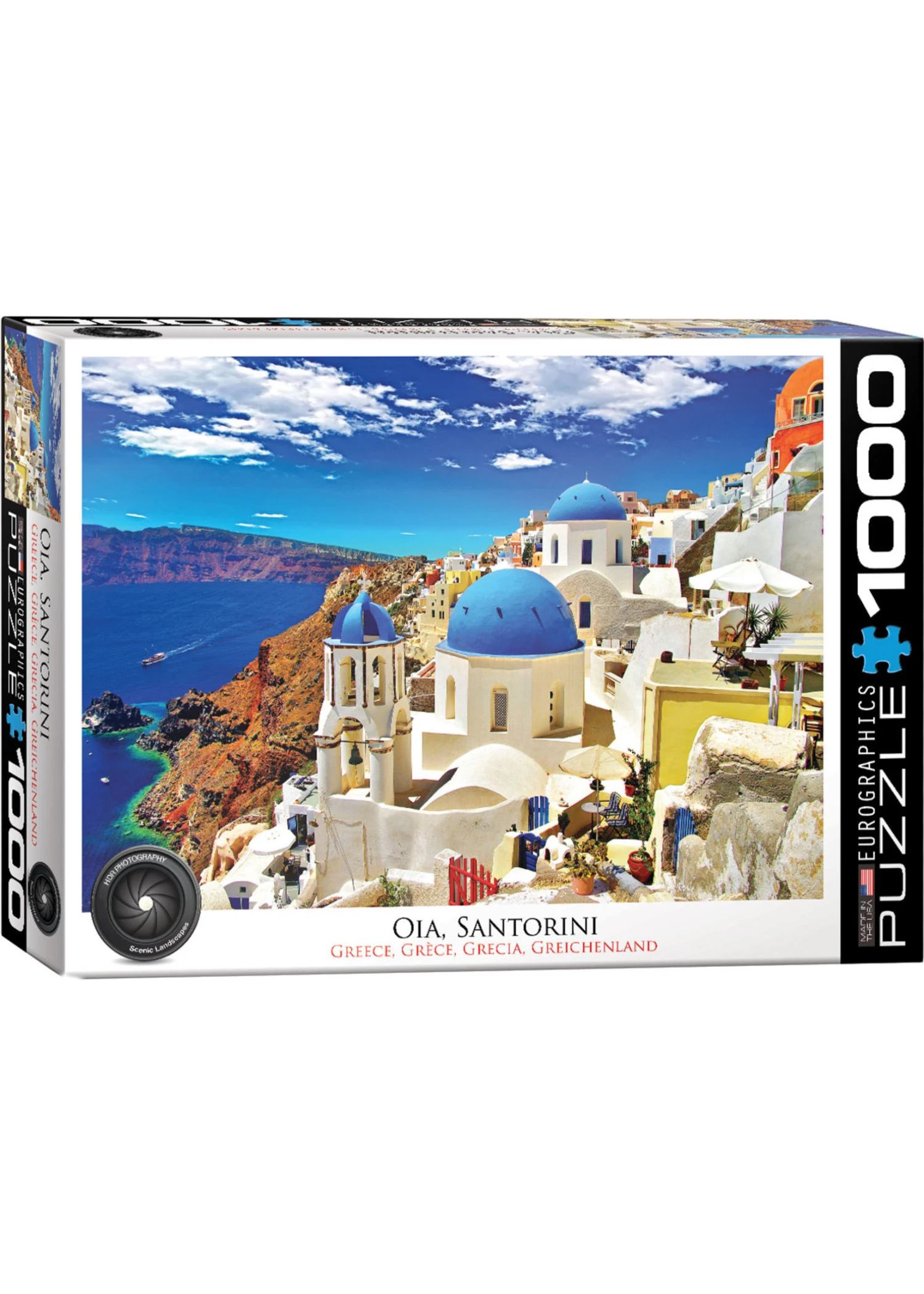 Eurographics Oia Santorini Greece - 1000 Piece Puzzle 3 Eurographics Oia Santorini Greece - 1000 Piece Puzzle