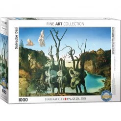 Eurographics Swans Reflecting Elephants - 1000 Piece Puzzle