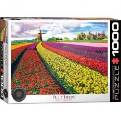 Eurographics Tulip Fields, Netherlands - 1000 Piece Puzzle