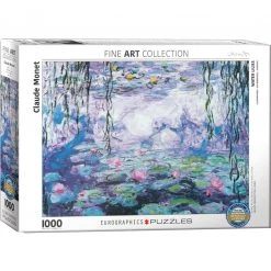 Eurographics Waterlillies by Claude Monet - 1000 Piece Puzzle