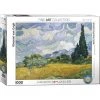 Eurographics Wheat Field with Cypresses - 1000 Piece Puzzle
