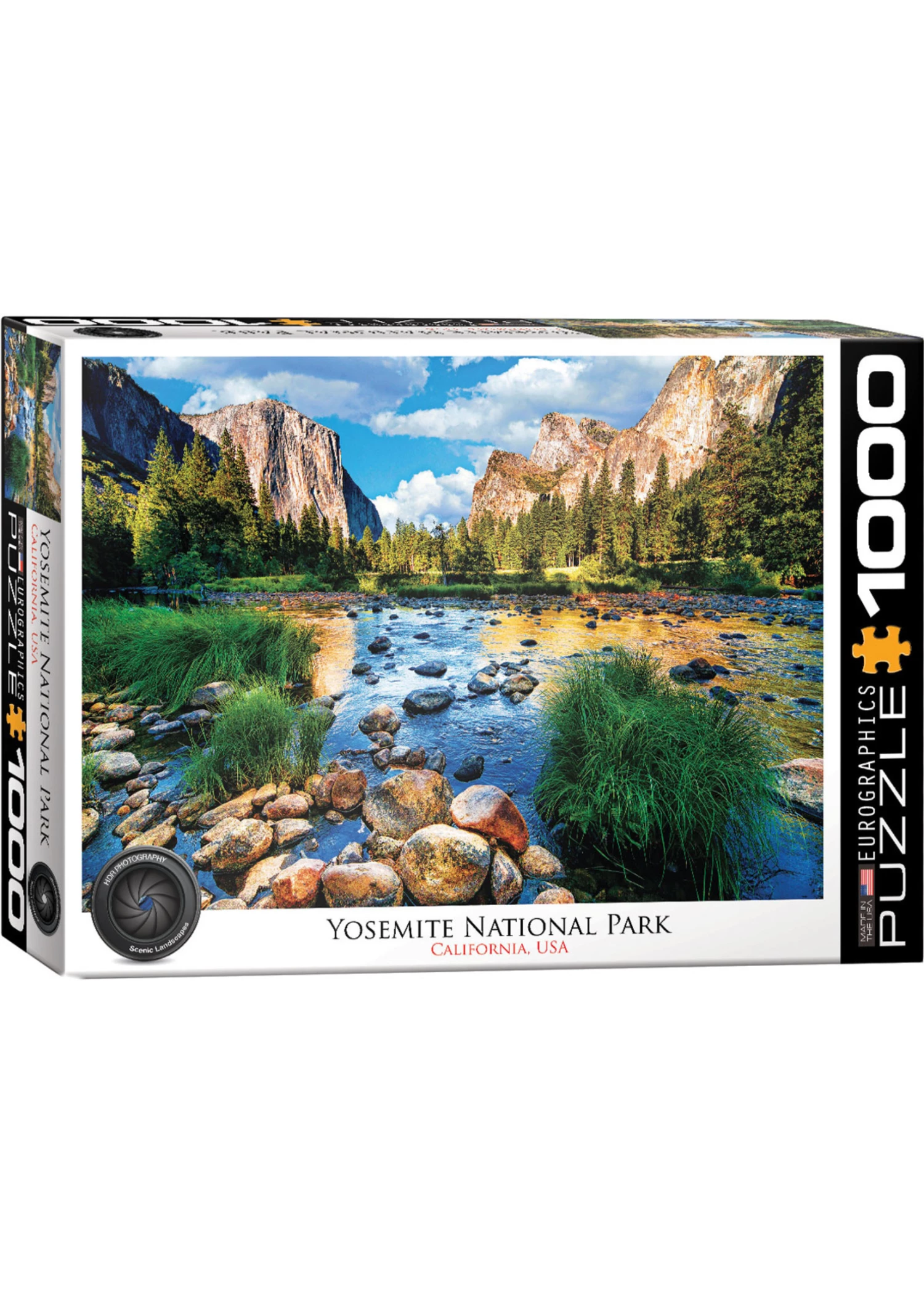 Eurographics Yosemite National Park, California - 1000 Piece Puzzle 3 Eurographics Yosemite National Park, California - 1000 Piece Puzzle