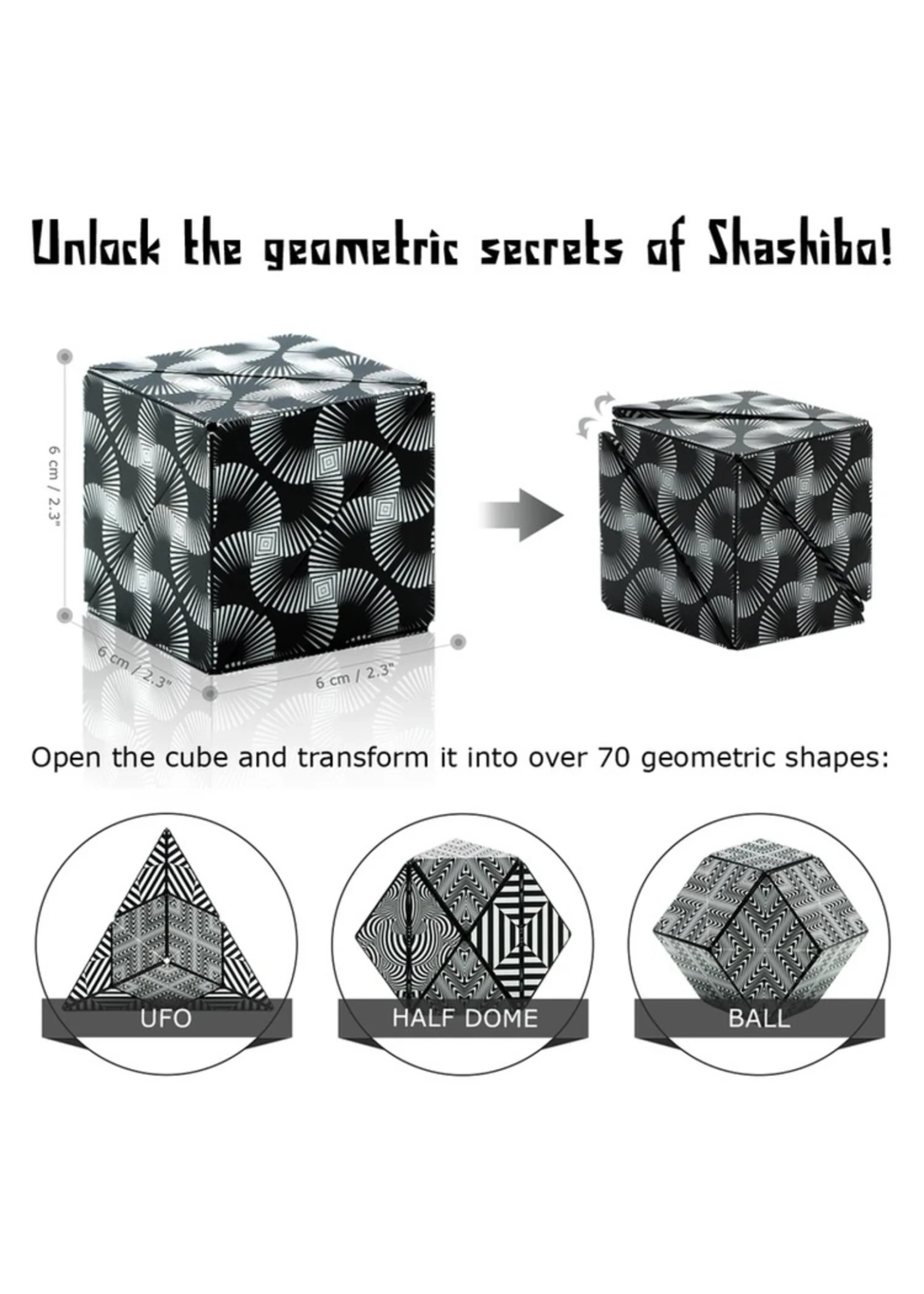 Fun In Motion Shashibo - Black & White 8 Fun In Motion Shashibo - Black & White - Image 6