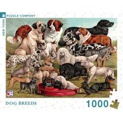 New York Puzzle Co Dog Breeds - 1000 Piece Puzzle -Puzzles Online Store new york puzzle co dog breeds 1000 piece puzzle 1