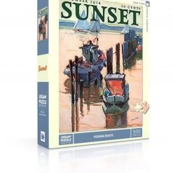 New York Puzzle Co Fishing Boat - 500 Piece Puzzle