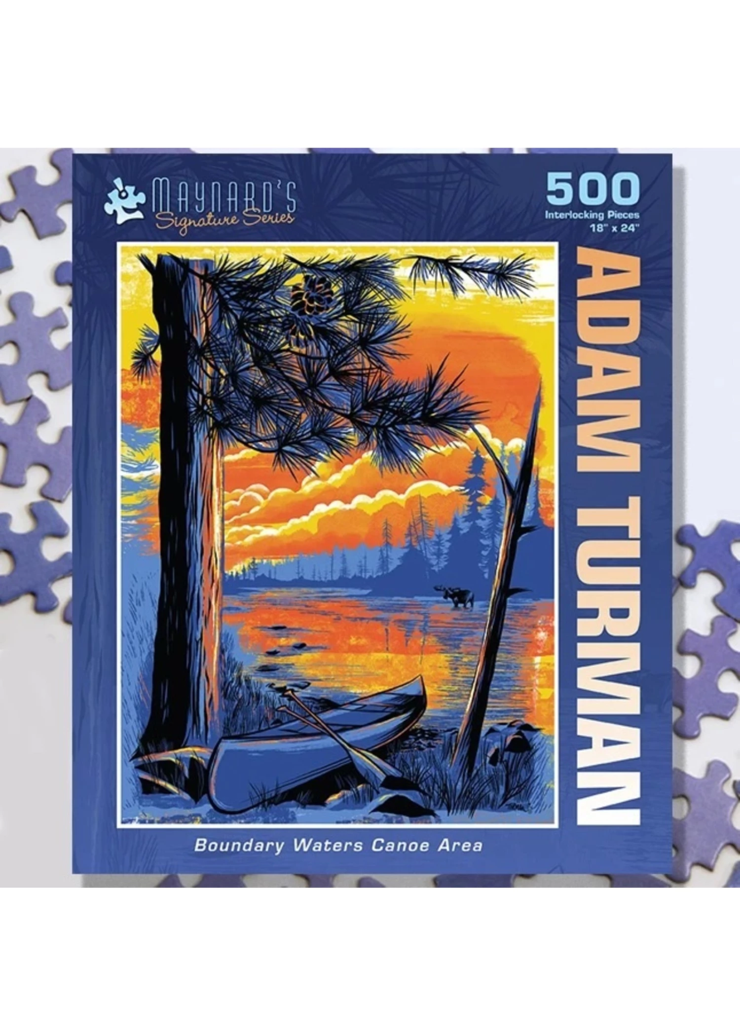 Puzzle Twist Boundary Waters Canoe Area - 500 Piece Puzzle 3 Puzzle Twist Boundary Waters Canoe Area - 500 Piece Puzzle