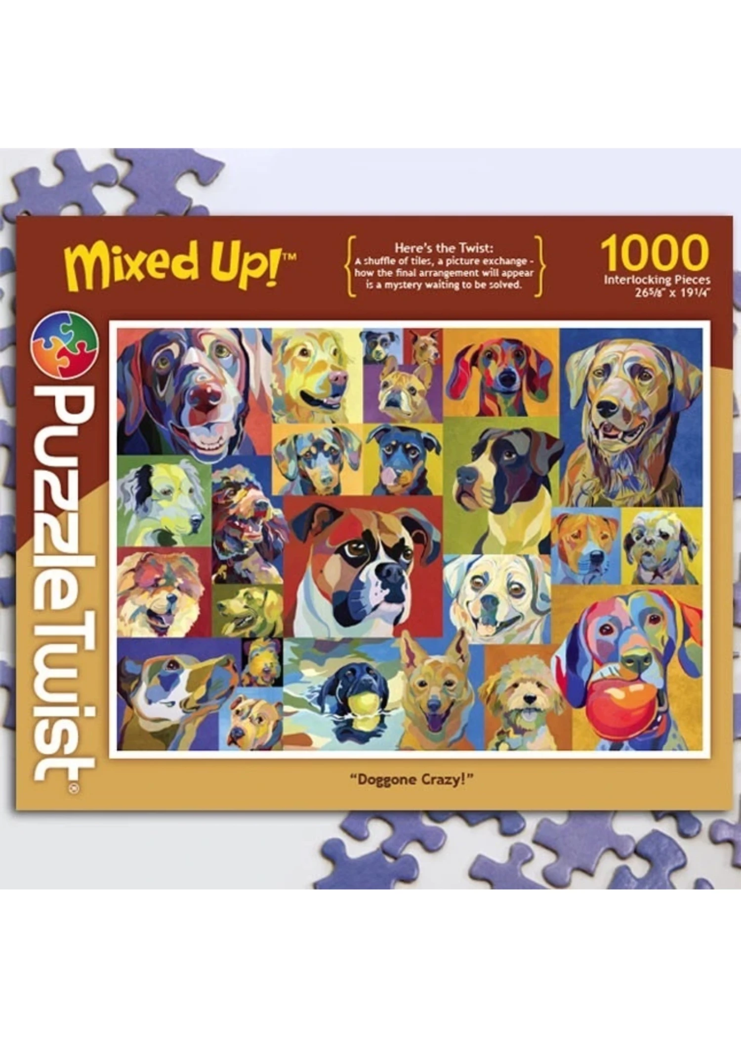Puzzle Twist Doggone Crazy - 1000 Piece Puzzle 3 Puzzle Twist Doggone Crazy - 1000 Piece Puzzle