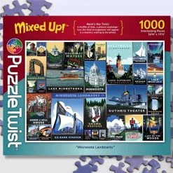 Puzzle Twist Minnesota Landmarks - 1000 Piece Puzzle