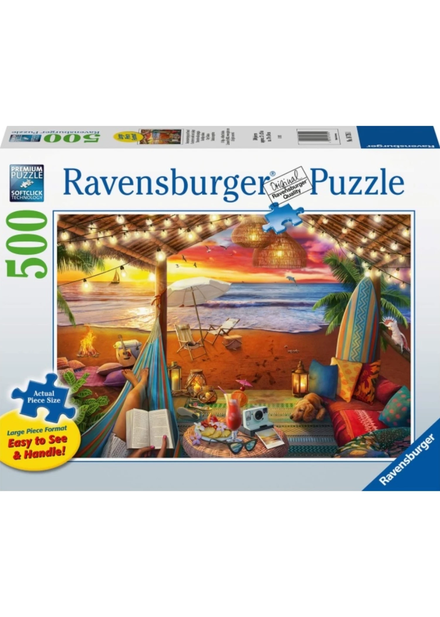 Ravensburger Cozy Cabana - 500 Piece Puzzle 3 Ravensburger Cozy Cabana - 500 Piece Puzzle