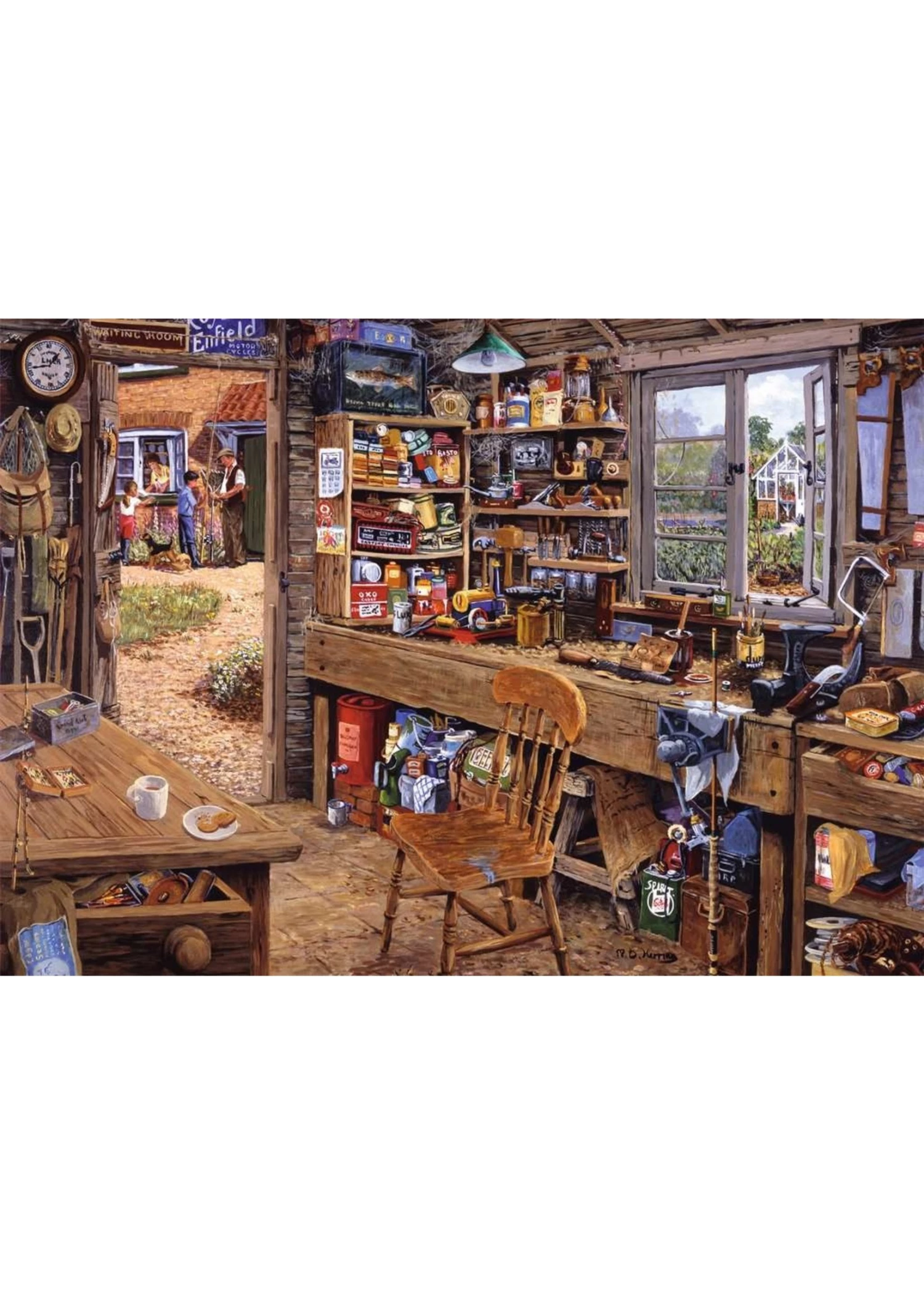 Ravensburger Dad's Shed - 500 Piece Puzzle 4 Ravensburger Dad's Shed - 500 Piece Puzzle - Image 2