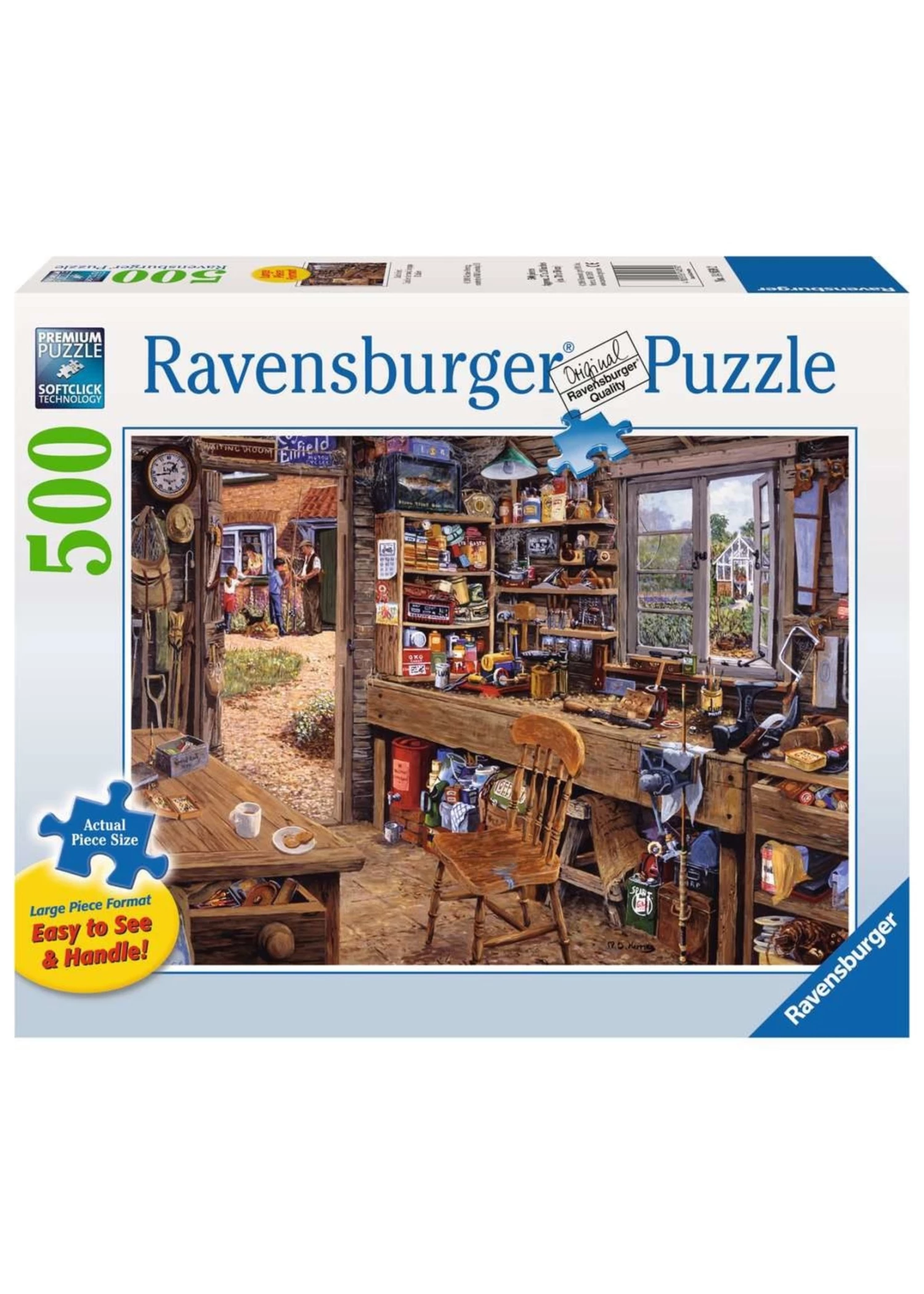 Ravensburger Dad's Shed - 500 Piece Puzzle 3 Ravensburger Dad's Shed - 500 Piece Puzzle