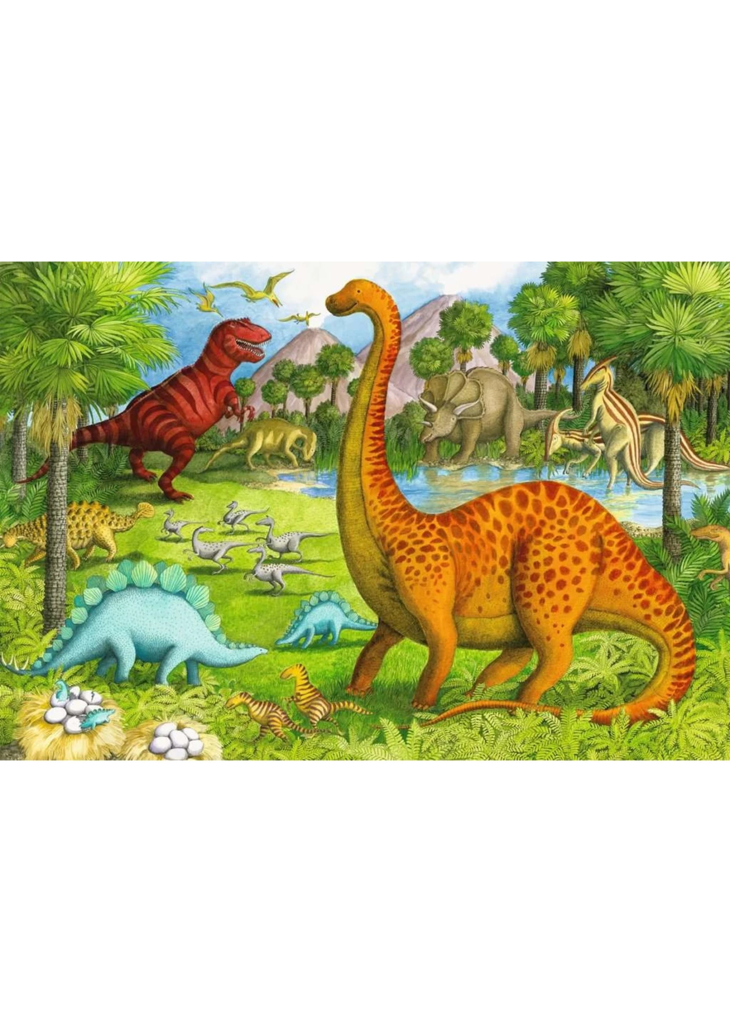 Ravensburger Dinosaur Pals - 24 Piece Floor Puzzle 4 Ravensburger Dinosaur Pals - 24 Piece Floor Puzzle - Image 2